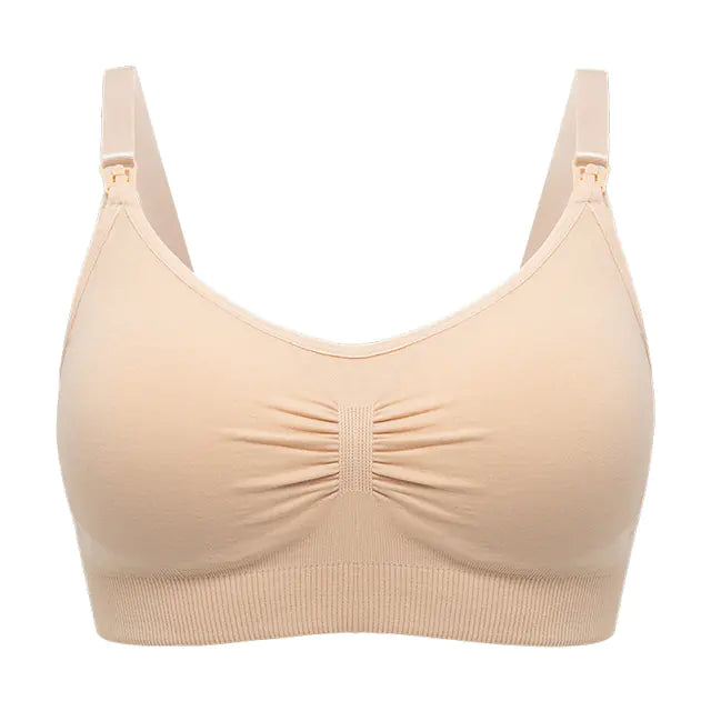 Comfort Plus Maternity Nursing Bra - Soft Wireless Bra for Pregnancy & Breastfeeding