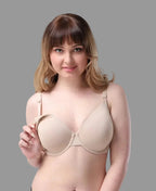 Plus Size Maternity Nursing Bra - Stylish Double Strap Support Bra for Pregnancy & Breastfeeding
