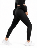 High Waist Maternity Leggings for Belly Support (Single)