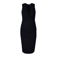 Sleeveless Deep V-Neck Maternity Dress