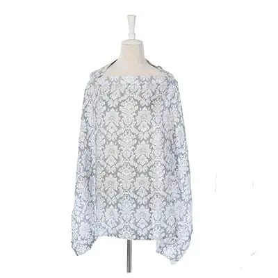 Summer Nursing Cover - Lightweight Breastfeeding Privacy Scarf for On-the-Go Moms