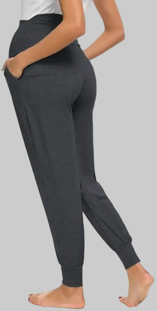 Maternity Yoga Pants - Silky Soft High-Waist Pregnancy Leggings for All Trimesters