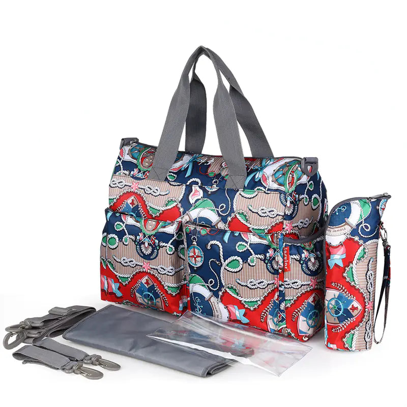 Waterproof Maternity Diaper Bag - Multi-Functional Crossbody Hospital Bag
