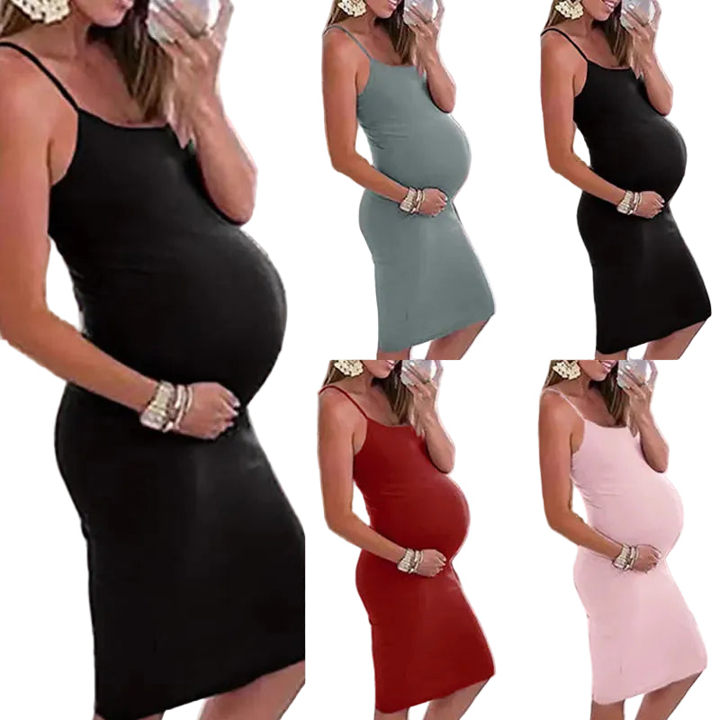 Comfortable Loose Suspender Dress