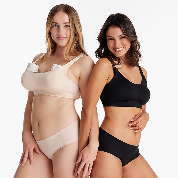 Momcozy Nursing Bras for Breastfeeding FB016 Jelly Strip Support Comfort Maternity Bra Full-Coverage Seamless Wireless Bra