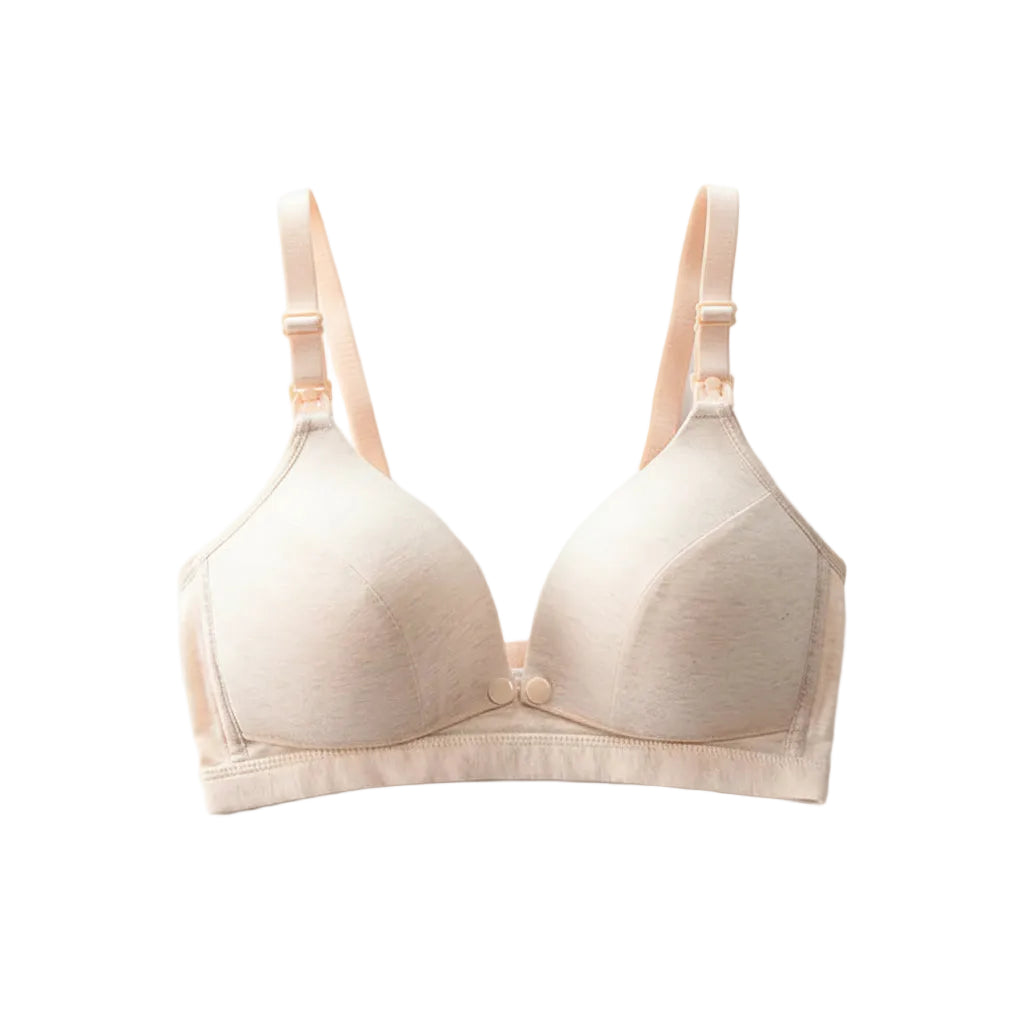 Maternity Nursing Bra with Front Closure and Cotton