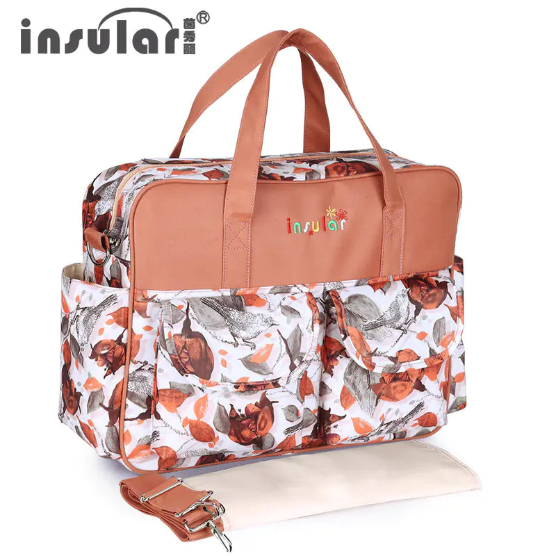Waterproof Maternity Diaper Bag - Multi-Functional Crossbody Hospital Bag