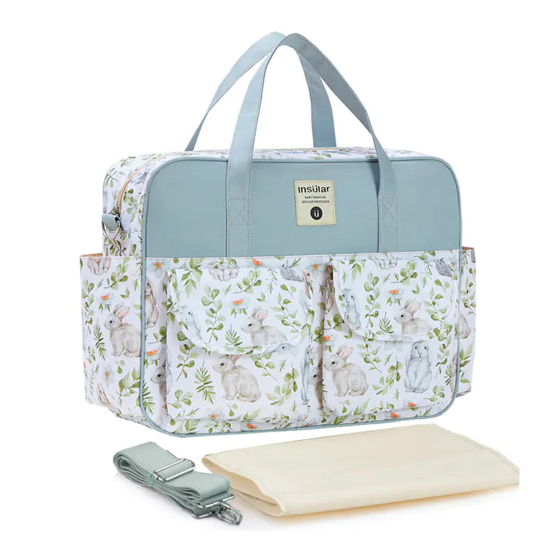 Waterproof Maternity Diaper Bag - Multi-Functional Crossbody Hospital Bag