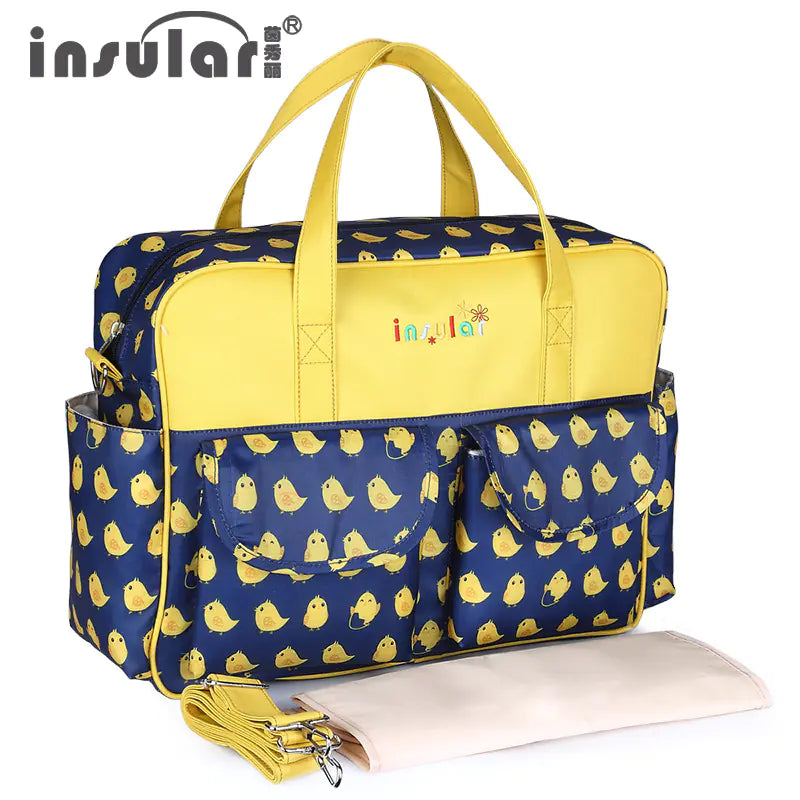 Waterproof Maternity Diaper Bag - Multi-Functional Crossbody Hospital Bag