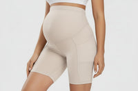 Active Maternity Yoga Pants - High-Waist Pregnancy Workout Leggings with Belly Support