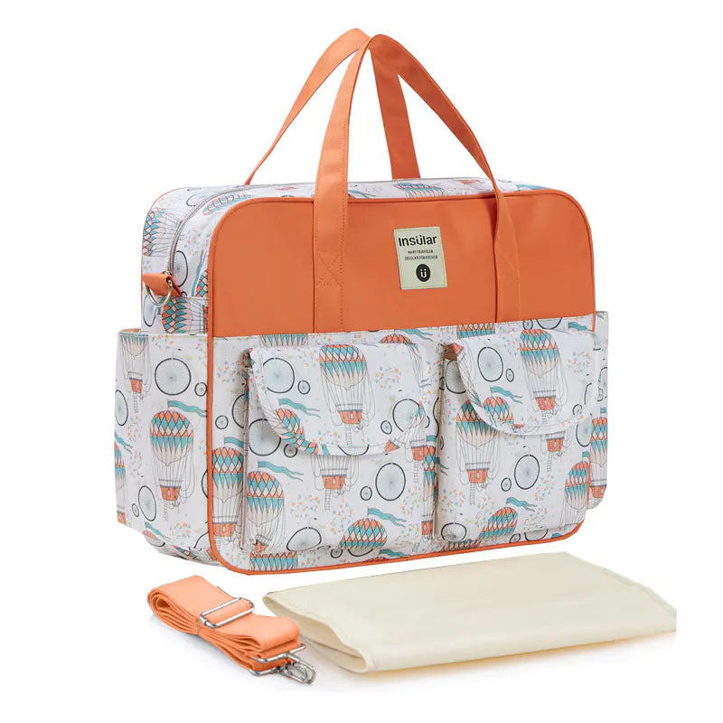 Waterproof Maternity Diaper Bag - Multi-Functional Crossbody Hospital Bag