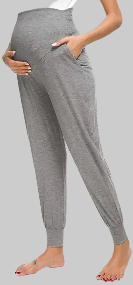 Maternity Yoga Pants - Silky Soft High-Waist Pregnancy Leggings for All Trimesters