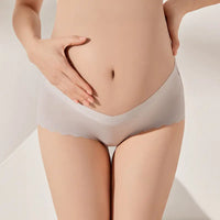 Seamless Maternity Antibacterial Low Waist Underwear