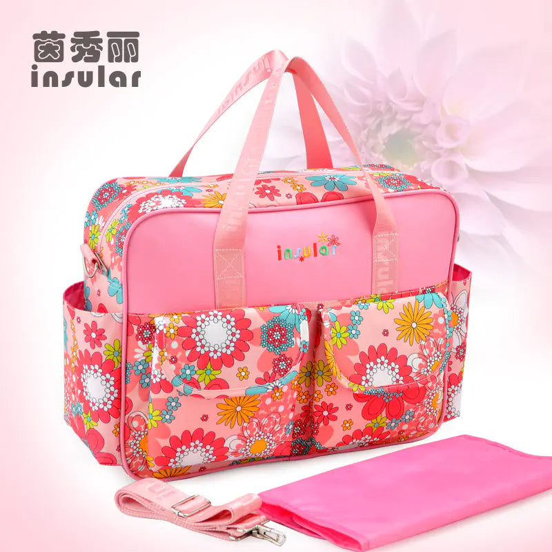 Waterproof Maternity Diaper Bag - Multi-Functional Crossbody Hospital Bag