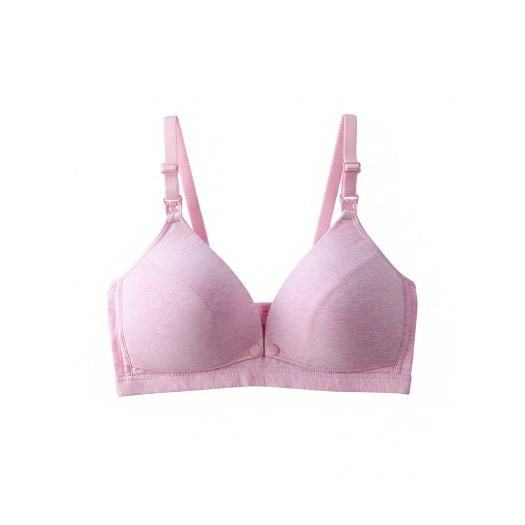 Maternity Nursing Bra with Front Closure and Cotton