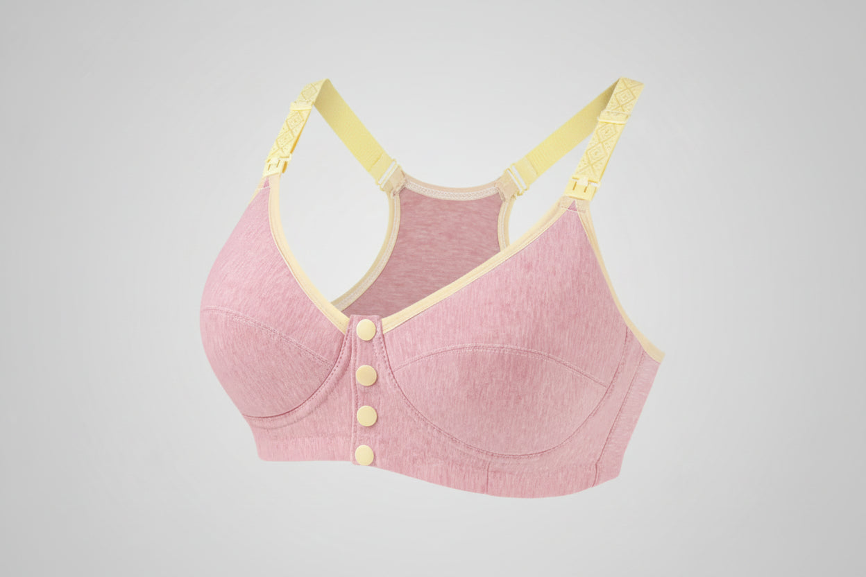 Maternity Nursing Bra - Comfortable Seamless Breastfeeding Bra for Pregnancy & Postpartum