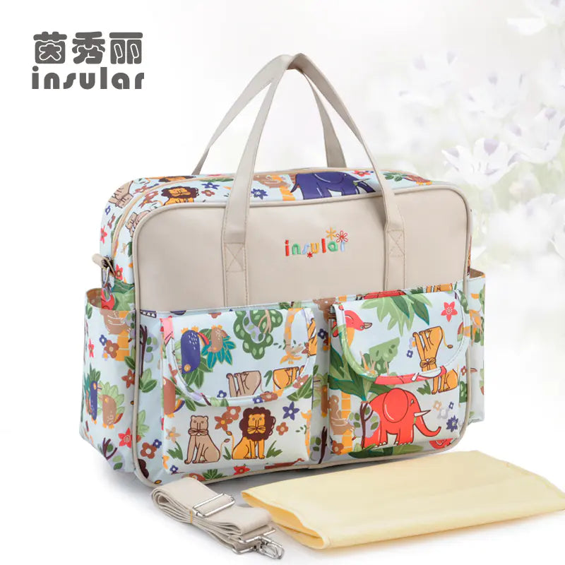 Waterproof Maternity Diaper Bag - Multi-Functional Crossbody Hospital Bag