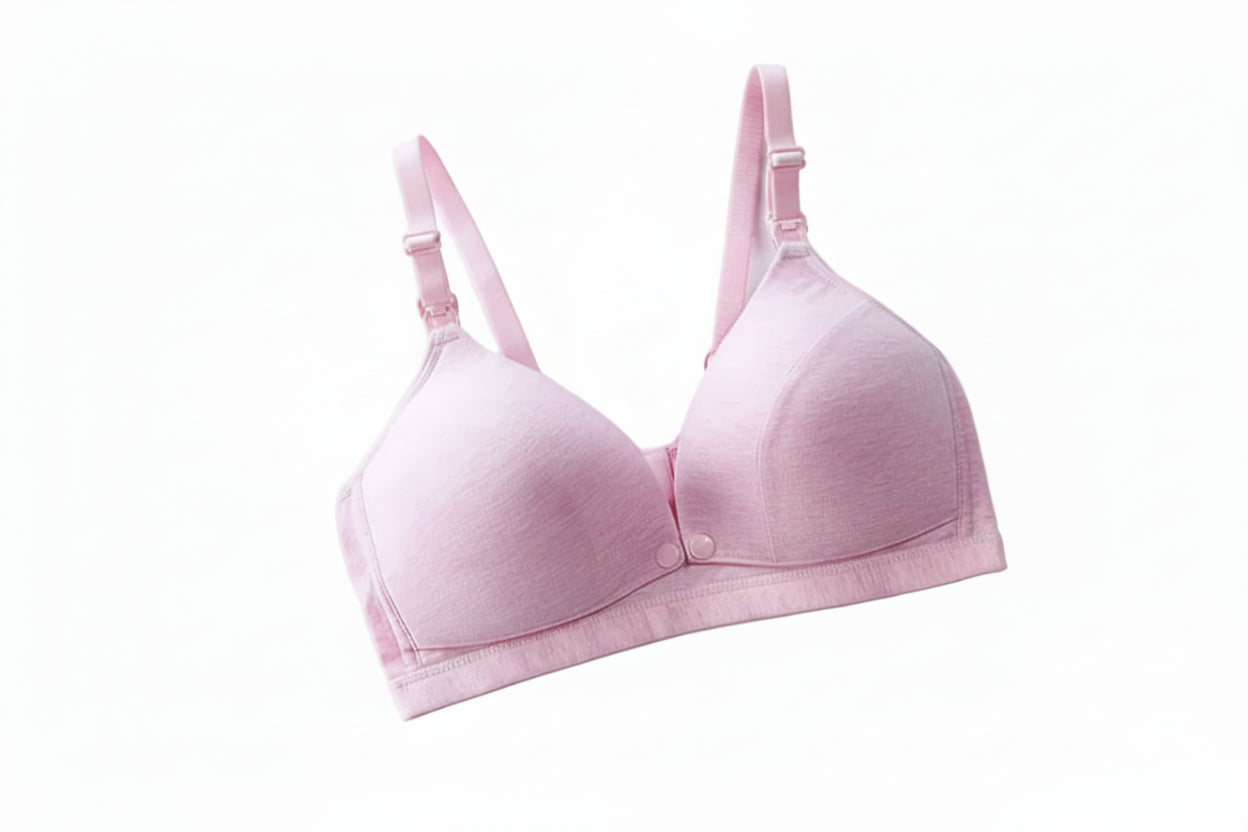 Maternity Nursing Bra with Front Closure and Cotton