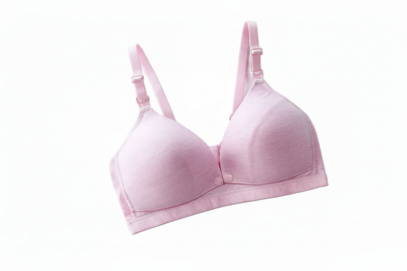 Maternity Nursing Bra with Front Closure and Cotton