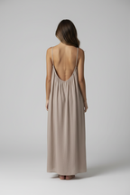 SveaStrap™ Spaghetti Strap Maxi Dress