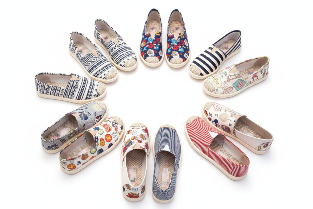 Canvas Flat Shoes for Pregnant Women