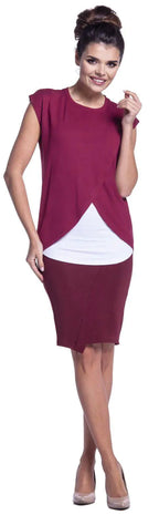 Candy Color Maternity Tee - Soft Nursing Top for Pregnancy & Breastfeeding