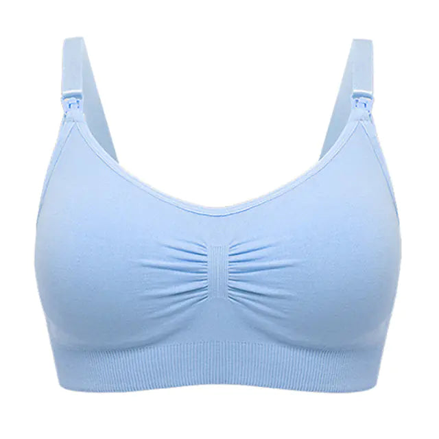 Comfort Plus Maternity Nursing Bra - Soft Wireless Bra for Pregnancy & Breastfeeding