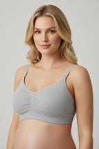 Comfort Plus Maternity Nursing Bra - Soft Wireless Bra for Pregnancy & Breastfeeding