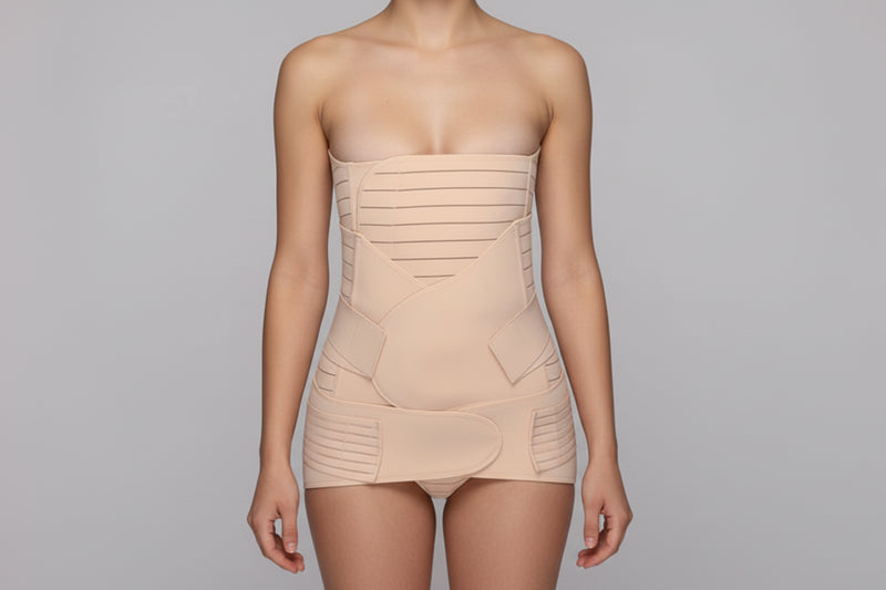 Postpartum Recovery Belly Wrap - Breathable C-Section Support Belt for Healing & Compression