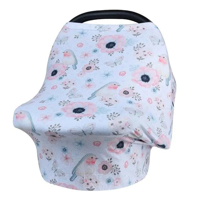 3-in-1 Multi-Use Baby Cover - Nursing Cover, Car Seat Cover & Shopping Cart Cover