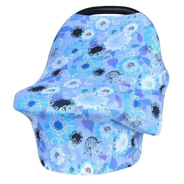 3-in-1 Multi-Use Baby Cover - Nursing Cover, Car Seat Cover & Shopping Cart Cover