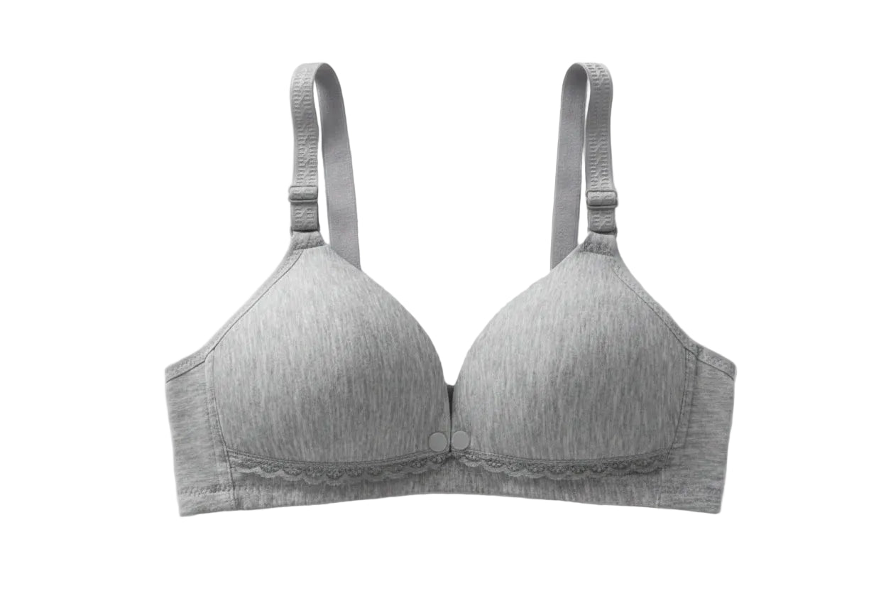 Maternity Nursing Bra with Front Closure and Cotton