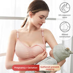 Comfort Plus Maternity Nursing Bra - Soft Wireless Bra for Pregnancy & Breastfeeding