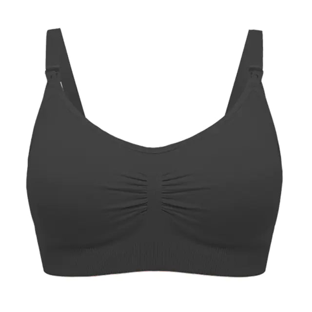 Comfort Plus Maternity Nursing Bra - Soft Wireless Bra for Pregnancy & Breastfeeding