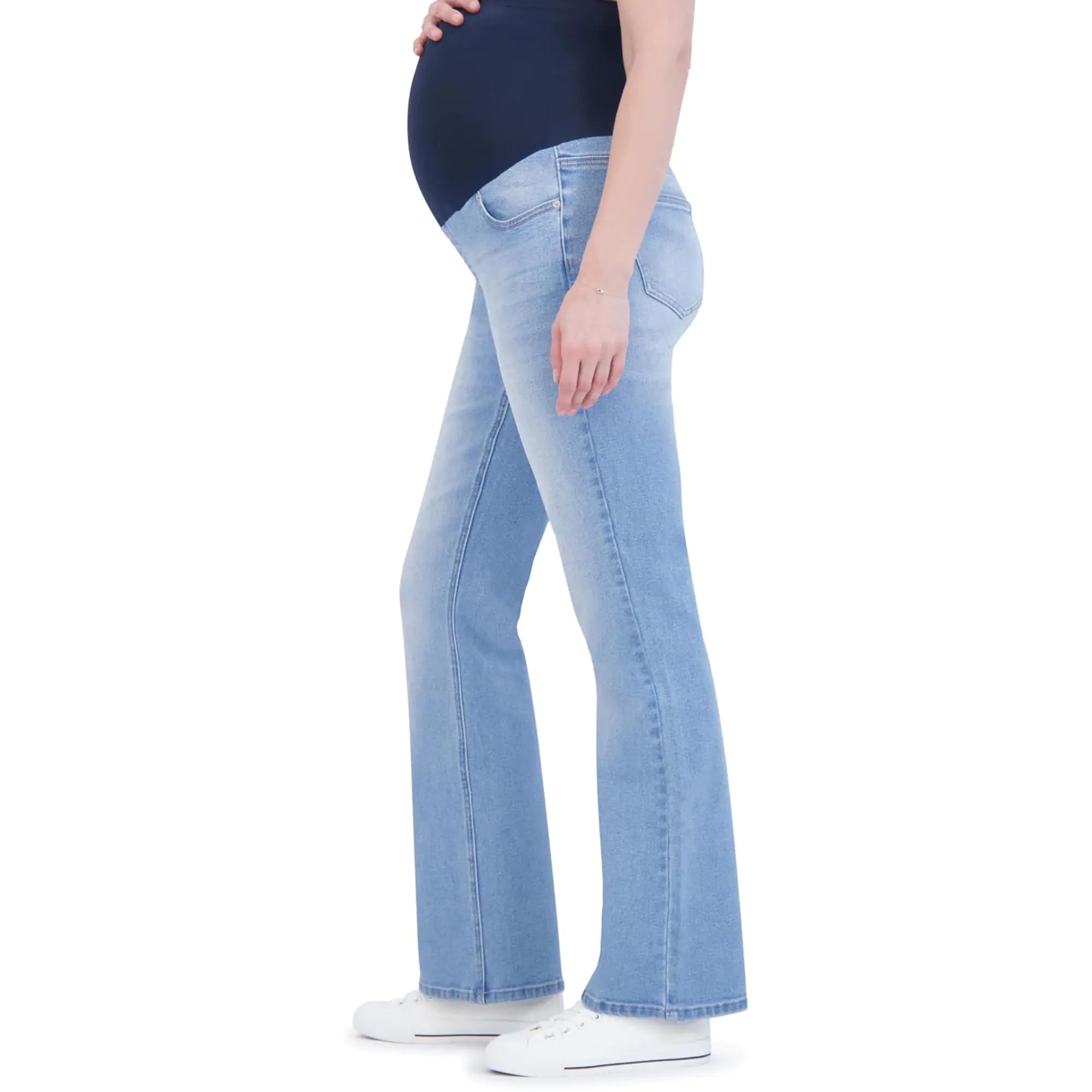 Bootcut Maternity Jeans with Over-Belly Support