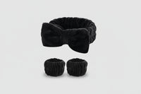 Luxury Spa Headband & Wristbands Set - Premium Beauty Trio for Skincare & Self-Care