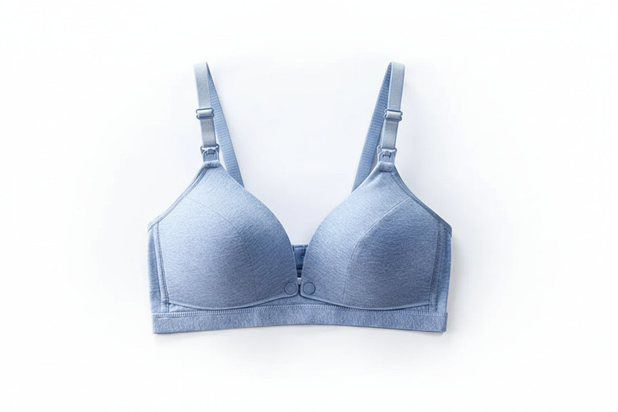 Maternity Nursing Bra with Front Closure and Cotton